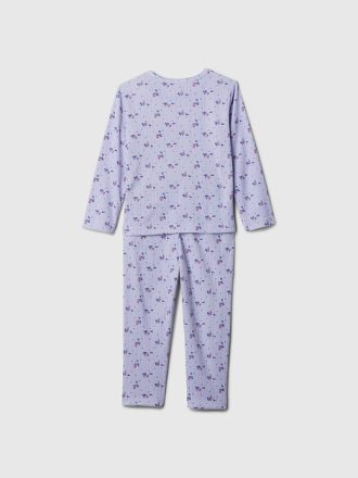 Baby & Återvunnet Pointelle PJ-set för småbarn