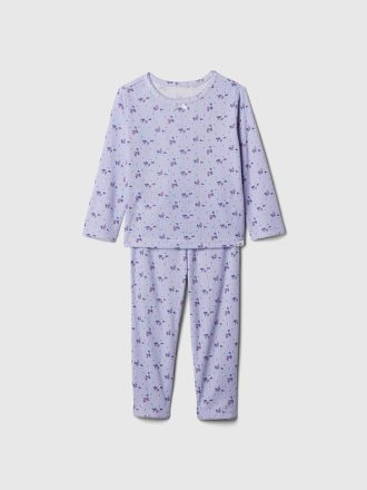 Baby & Återvunnet Pointelle PJ-set för småbarn