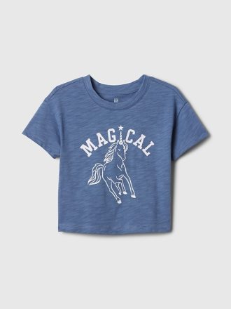Baby & Avslappnad grafisk T-shirt för småbarn