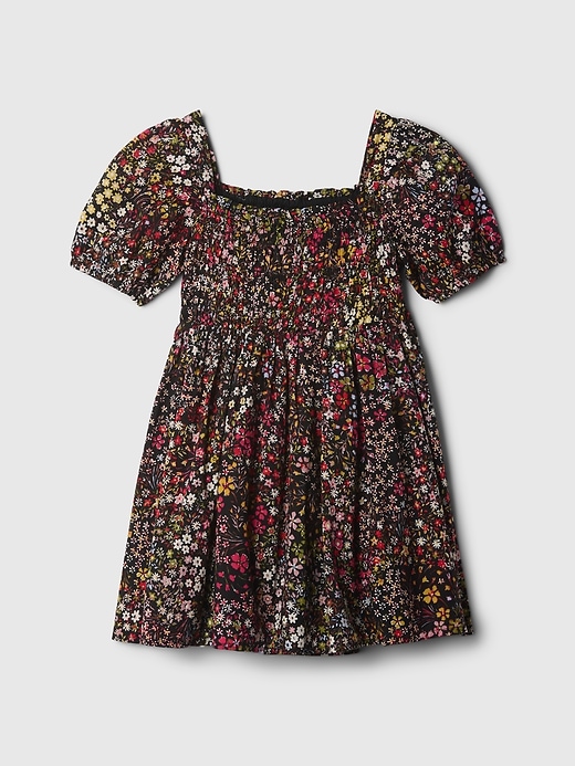 Baby & Blommig klänning med smock för småbarn Baby & Blommig klänning med smock för småbarn
