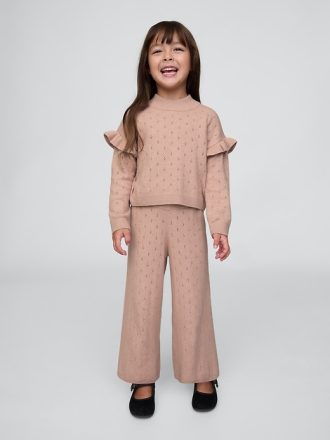 Baby & CashSoft Pointelle byxor för småbarn