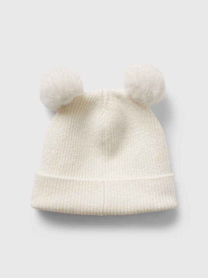 Baby & CashSoft Pom mössa för småbarn