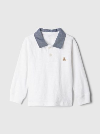 Baby & Chambray pikétröja för småbarn