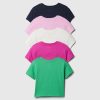 Baby & Ekologisk bomullsblandning för småbarn & Matcha T-shirt med fickor (5-pack) Baby & Ekologisk bomullsblandning för småbarn & Matcha T-shirt med fickor (5-pack)