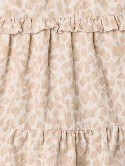 Baby & Leopard Corduroy-klänning i nivåer för småbarn Baby & Leopard Corduroy-klänning i nivåer för småbarn