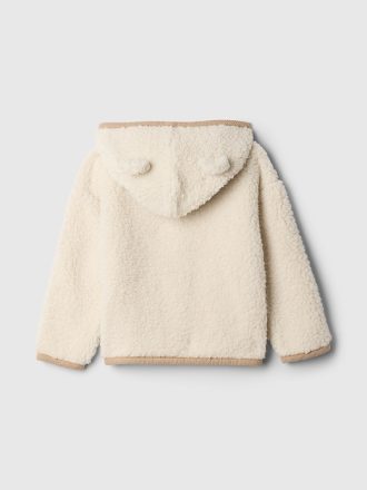 Baby & Luvtröja för småbarn Sherpa Zip Bear