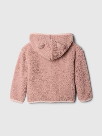 Baby & Luvtröja för småbarn Sherpa Zip Bear