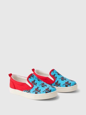 Baby & Marvel Graphic Slip-On Sneakers för småbarn