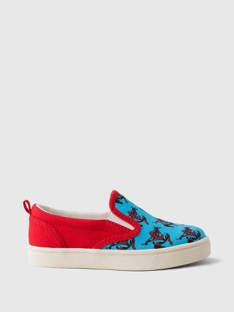 Baby & Marvel Graphic Slip-On Sneakers för småbarn