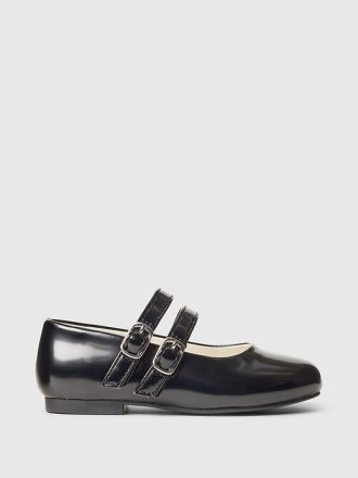 Baby & Mary Jane Flats med dubbla band för småbarn