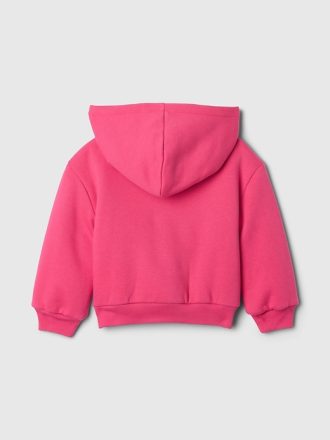 Baby & Mysig Sherpa Vintage Soft Logo Zip Hoodie för småbarn