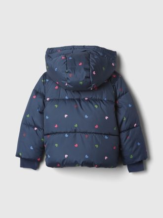 Baby & Mysig pufferjacka i återvunnen nylon för småbarn