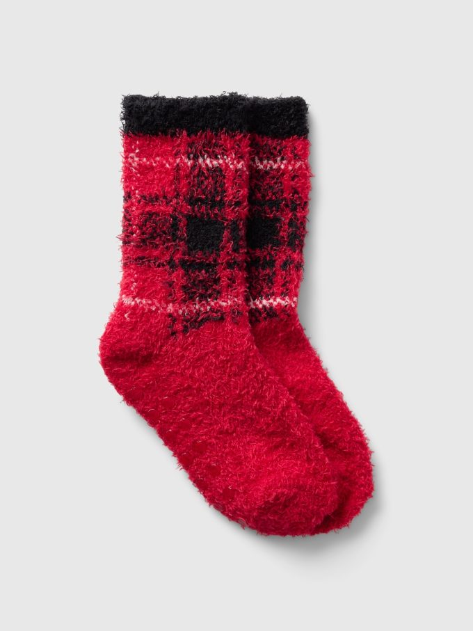 Baby & Mysiga rutiga strumpor för småbarn