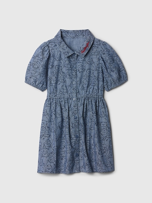 Baby & Paddington Chambray klänning för småbarn Baby & Paddington Chambray klänning för småbarn