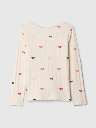 Baby & Pointelle T-shirt för småbarn