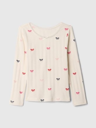 Baby & Pointelle T-shirt för småbarn