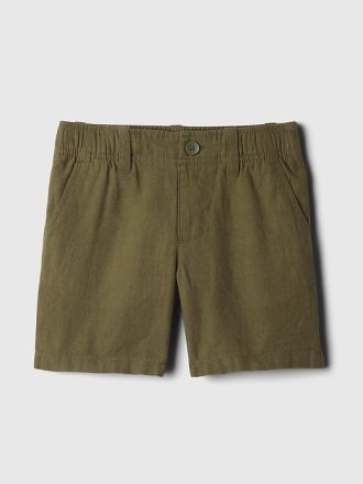 Baby & Shorts i linne-bomull för småbarn