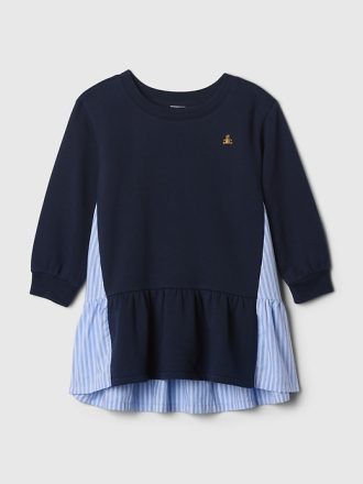 Baby & Småbarn 2-i-1 Vintage mjuk sweatshirtklänning