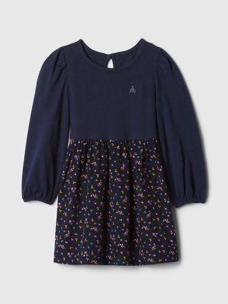 Baby & Småbarn 2-i-1 puffärmad skaterklänning