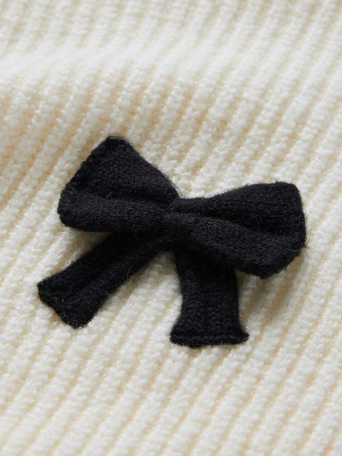 Baby & Småbarn CashSoft Bow Tröja Baby & Småbarn CashSoft Bow Tröja