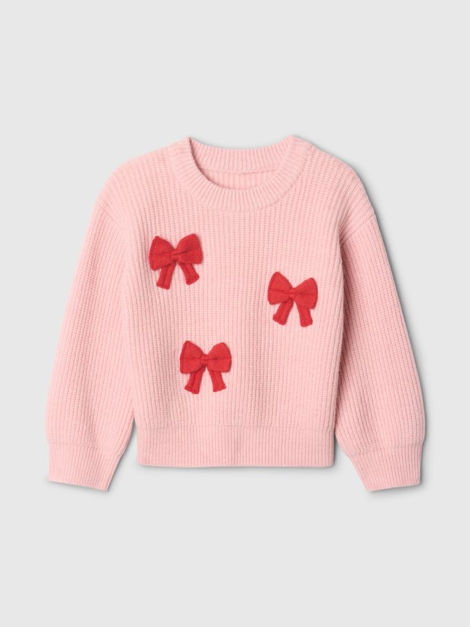 Baby & Småbarn CashSoft Bow Tröja Baby & Småbarn CashSoft Bow Tröja