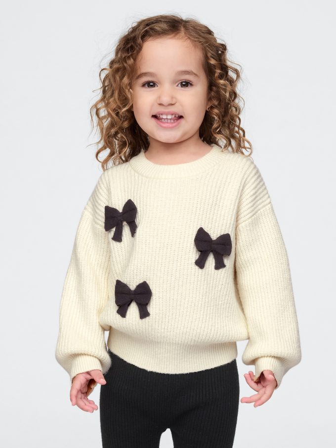 Baby & Småbarn CashSoft Bow Tröja Baby & Småbarn CashSoft Bow Tröja