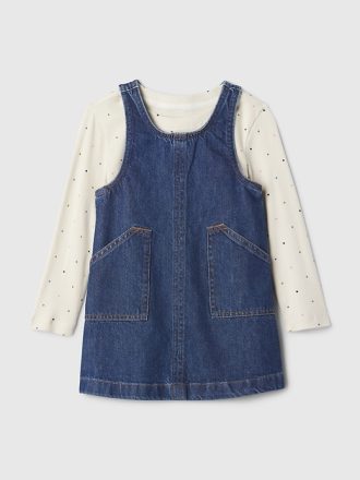 Baby & Småbarn Denim Jumper Outfit Set