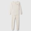 Baby & Småbarn Ekologisk Borstad bomull Henley PJ Set