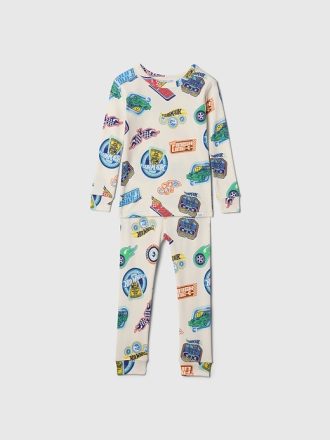 Baby & Småbarn Ekologisk Borstad bomull Hot Wheels PJ Set