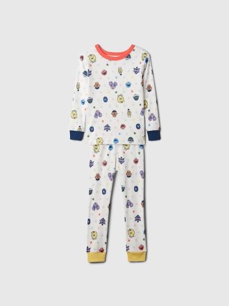 Baby & Småbarn Ekologisk bomull Sesam Street PJ Set