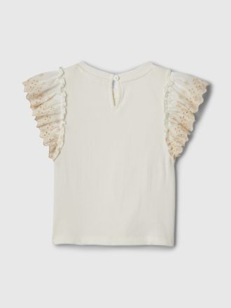 Baby & Småbarn Eyelet Rib T-shirt
