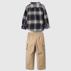 Baby & Småbarn Flanell Outfit Set