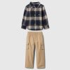 Baby & Småbarn Flanell Outfit Set
