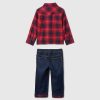 Baby & Småbarn Flanell Outfit Set