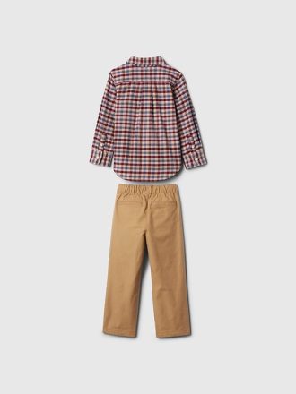 Baby & Småbarn Flanell Outfit Set
