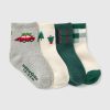 Baby & Småbarn Holiday Quarter Crew strumpor (4-pack)