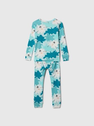 Baby & Småbarn PJ-set för ekologisk borstad bomull