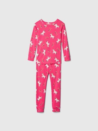 Baby & Småbarn PJ-set för ekologisk borstad bomull