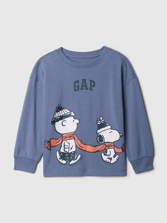 Baby & Småbarn Peanuts Holiday grafisk T-shirt