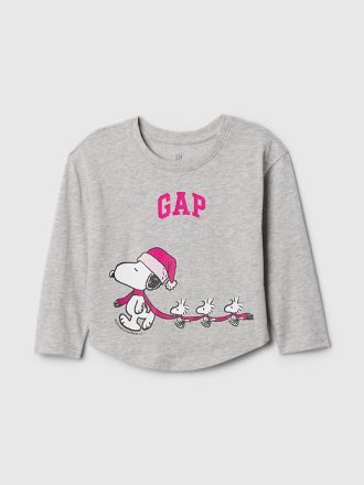 Baby & Småbarn Peanuts Holiday grafisk T-shirt
