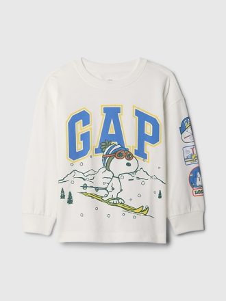 Baby & Småbarn Peanuts Holiday grafisk T-shirt