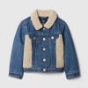 Baby & Småbarn Sherpa Heart Icon jeansjacka