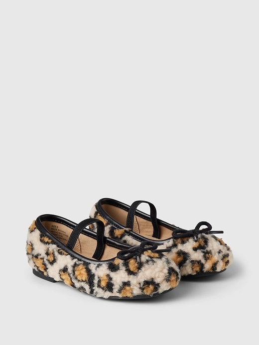 Baby & Småbarn Sherpa Leopard Balett Flats Baby & Småbarn Sherpa Leopard Balett Flats