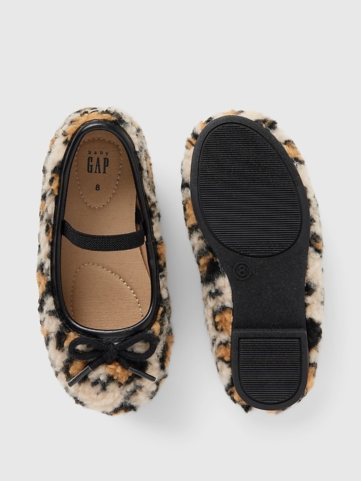 Baby & Småbarn Sherpa Leopard Balett Flats Baby & Småbarn Sherpa Leopard Balett Flats