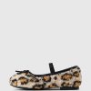 Baby & Småbarn Sherpa Leopard Balett Flats Baby & Småbarn Sherpa Leopard Balett Flats