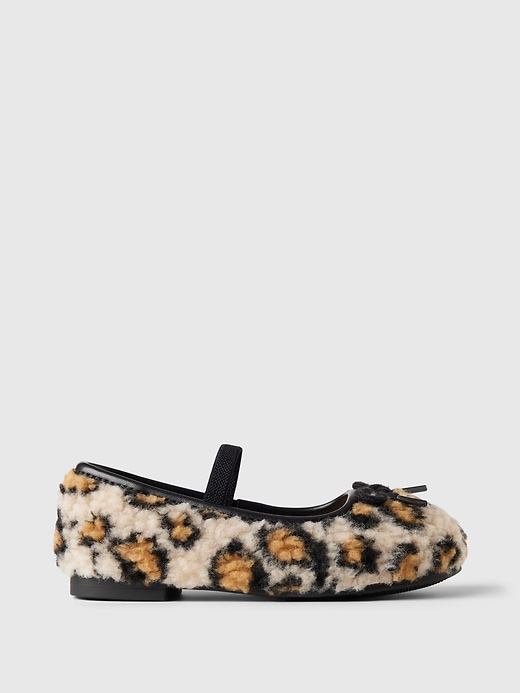 Baby & Småbarn Sherpa Leopard Balett Flats Baby & Småbarn Sherpa Leopard Balett Flats