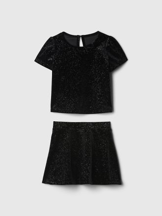 Baby & Småbarn Sparkle Velour Outfit Set