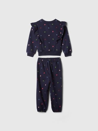 Baby & Småbarn Vintage mjuk volanger logotyp svettset
