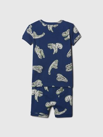 Baby & Småbarn ekologisk bomull grafisk PJ-set