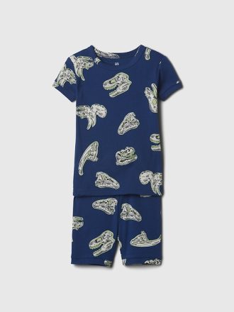 Baby & Småbarn ekologisk bomull grafisk PJ-set